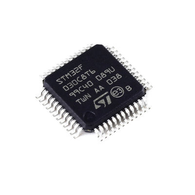 Τριανταδυάμπιτο τσιπ MCU ελέγχου διακοπτών STM32F030C8T6 LQFP48