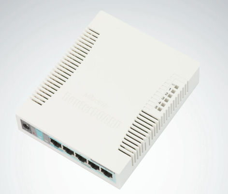 11W SFP RB260GS 5 διακόπτης MikroTik CSS106-5G-1S Gigabit λιμένων