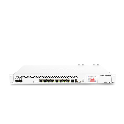 επιχειρηματικός δρομολογητής λιμένων 240V Mikrotik Routerboard CCR1036-8G-2S+EM Gigabit Ethernet