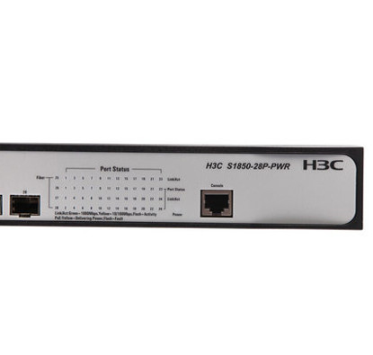Διακόπτης 24 πρόσβασης διαχείρισης δικτύου σημείου εισόδου H3C smb-s1850-28p-pwr 4sfp λιμένας